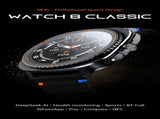 Watch8Classic-MA33 Fitness Smartwatch Bluetooth Call Waterproof Health Tracker for iPhone V1300-WATCH8CLASSIC-MA33-SILVER