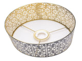 Metal Hollow Lamp Shade Aesthetic Iron Hollow Out Flower Pattern Lampshade for E27 E14 Socket Light V1294-YM0901-3119250029711