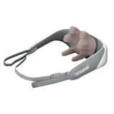 Grey Portable Shiatsu Neck and Shoulder Massager with Heat Rechargeable 2000mAh Battery V888-ELOSUNG18389