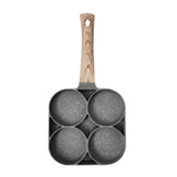 4-Hole Egg Pan Non-Stick Pancake & Omelet Maker for Breakfast Aluminum Griddle for Burgers, V1366-AZ2-W-11878