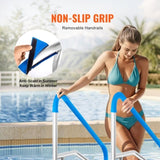 Pool Handrail 2 PCS 55 x 32 inch Stainless Steel with Base Plate for Spas V952-BXGYCFSDDB55R33SQV0