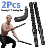 2PCS Arm Strength Training Bars Black V728-LP1005008486049198