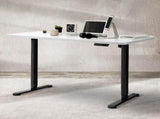 Levede Motorised Standing Desk Adjustable 140cm White 1000x 1MM DH4948-140S-BKWH