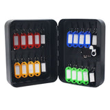 Metal Key Cabinet with 20 Key Holder Locking Key Organizer Key Management for Home Office School Lab V1369-AZ3-W-21305