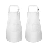 24-Piece Apron and Chef Hat Set, Adjustable Children's Apron with Pockets V1370-AZ4-08488