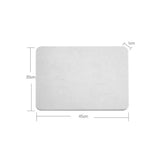 Diatomite Bath Mat Quick Drying Shower Mat Absorbent Non Slip Foot Pad V1294-YM0717-10101407