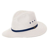 GOORIN BROTHERS Breakwater Beach Summer Cotton Fedora Hat Cap Bros 600-9503 - Stone V563-GOORIN-600-9503-M-STONE