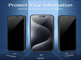 iPhone 14 Pro - 4-pack full-screen privacy tempered glass protective film V1105-YAFKGHM-002