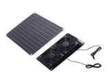 20W 18V Solar Panel Exhaust Fan Photovoltaic Vent Fan for Shed Chicken Coop Dog House Greenhouse V1294-YM0901-3114240108311