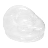 Inflatable Chair Transparent Clear Blow Sofa Seat Funny Indoor Outdoor Blow Up Furniture for Yard V1294-YM0901-3116240034411