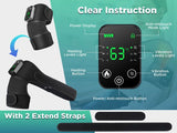 Heated Knee Massager with Heat Therapy 3 Temp Levels, Vibration Massage, Rechargeable & Adjustable V1232-XGAMY002
