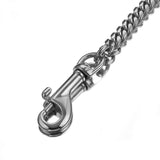 LGCASL Traction Leash Leather Strong Metal Stainless Pet Chain for Dog Black V1189-LWWAL-20260325-02687