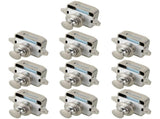 10Pcs Push Button Elegant Cabinet Door Catch Keyless Cupboard Locks Decorative Push Button V1107-100-13860