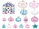 72 Pcs Xmas Tree Ornaments Shatterproof Hanging Xmas Ball Ornaments Set for Tree Wreath V1294-YM0901-240709HL02-4