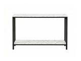 Artiss Console Table Entryway Hallway Display Desk Marble Effect White MET-CST-03-MBWH
