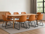 Levede 8x Dining Chairs Kitchen Table CH1111-2-BRX4