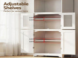Artiss Buffet Sideboard Cabinet Pantry Kitchen Bathroom Storage Cupboard 160cm FUR-U-SID160-WH-AB