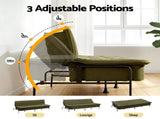 Artiss Sofa Bed, 1.9m 3-Seater Soft Innerspring Adjustable Couch Futon Chair for Apartment Dorm SBED-SPR-VEL8193-GN