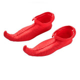 Easy on Off Red Clown Shoes for Adults Perfect for Masquerade and Costume Events V1370-AZ4-18247