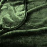 J Elliot Home 800GSM Luxury Winter Thick Mink Blanket Sea Kelp King V442-IDC-BLANKET-800GSMMINK-SEAKELP-KI