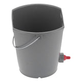 8L Feeder Bucket with 2 Nipple Milk Feeding Barrel Livestock Farm Accessory GrayFor Lamb V1294-YM0901-3111210205112