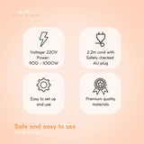 Ellie & Ruby Standing Hair Dryer Accelerator Colour 360 Rotating Halo Rolling V238-SUPDZ-32990099406928