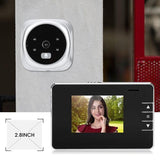 2.8 Screen Digital Peephole Door Bell With 0.3Mp Camera PRL-4700DW
