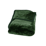 J Elliot Home 800GSM Luxury Winter Thick Mink Blanket Sea Kelp King V442-IDC-BLANKET-800GSMMINK-SEAKELP-KI
