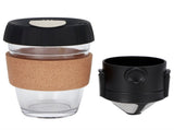 Reusable Drip Coffee Tea Holders Funnel Dripper Portable Stainless Steel Coffee FilterBlack V1294-YM0901-3118200171913