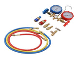 Air Conditioning Pressure Gauge R410 22 134A 3 Way AC Diagnostic Manifold Gauge Tube Set for Freon V1294-YM0706-3114230080411