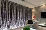 Large Thick Velvet Curtains Stunning Flocking 580x270cm+Hook Pinch Pleat Silver Grey V702-V702-CNY8-2-NB-GRAY