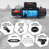 X-BULL Electric Winch 12V 12000LBS/5454kg 26M Synthetic Rope Wireless Remote 4WD 4X4 V211-AUEB-XBEW006