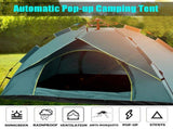 Waterproof Automatic Camping Tent 3-5 Person Come with Moisture Proof Pad V462-TO-27-02
