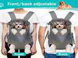 Gray Black outdoor pet backpack, dog backpack, pet carrier, outdoor dog gear, pet travel, dog V1102-136-BLA-73732
