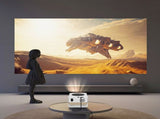 Mini Projector with WiFi and Bluetooth, Upgraded 1080P Smart Portable Projector with 180&deg Rotation, V1369-AZ3-W-16022