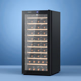 Devanti Wine Fridge Cooler 66 Bottles WC-168WS-66B-BK