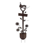 Colour Spade Garden Stake / Wall Decoration 95cm V637-71305SPD