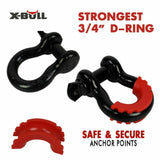 X-BULL Winch Recovery Kit 11PCS 4WD 4x4 Pack Off Road Snatch Strap Essential V211-AUEB-XBRK011