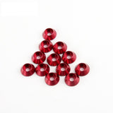 10 Pcs Countersunk Head Washers Aluminum Alloy M5 Red V1192-AZ-W-30954