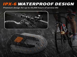 4Pcs Turn Signals for Bicycles with Alarm, USB Charging Remote Control Split/Integrated Bike Tail V1192-AZ-W-3164