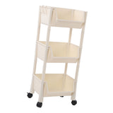 Compact Rolling Storage Organizer Large Capacity Mobile Utility Cart Movable Storage Book Shelves V1294-YM0901-3116230009714