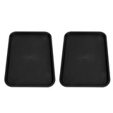 2pcs Food Tray Multifunctional Thickened Slip Resistance Chinese Fast Food Serving Tray for Dining V1294-YM0523-3118220042812
