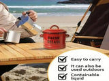 Oil Storage Jar, Cooking Grease Container,Bacon Grease Container with Lid, Kitchen Oil Container Can V1192-AZ-W-27769