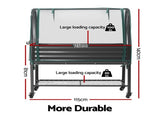 Green Fingers Mobile Raised Garden Bed with Net Cover Storage Shelf for Tomato Vegetables Herb GB-AG-PLAT-GH-GR