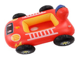 Summer Inflatable Fire Boat Car Shaped Babies Swim Float Boat Pool Float For Kids Red V1294-YM0703-3111230028312