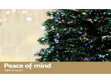 Jingle Jollys 1.8m Christmas Tree Optic Fibre LED Xmas tree 300 Tips XM-TR-LED-6F-GR-DX