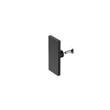 120x80cm Frameless Glass Sliding Corner Shower With Black Rail and Wall Channel for Contemporary V63-913661