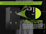 Four-Door Office Gym Shed Storage Locker V63-834621