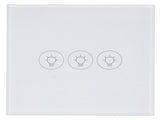 WiFi Touch Light Switch Voice Control Dimmable Smart Wall Touch Switch with Timer for Tuya 90250V V1294-YM0718-3119210330711