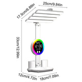 Dimmable Colorful Led Lights, Folding Smart Ambience Desk Rechargeable USB Led Display Reading V1366-AZ2-W-26347